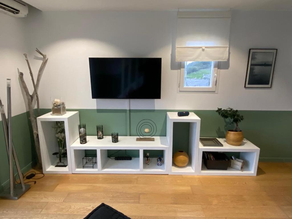 Bel Appartement Vue Mer - 1Er Rang Front De Mer Saint-Jean-de-Luz Ngoại thất bức ảnh